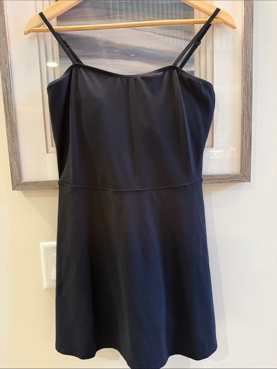 ALO Yoga Dresses & Skirts - ALO Yoga Black Spaghetti Strap Athletic Dress L